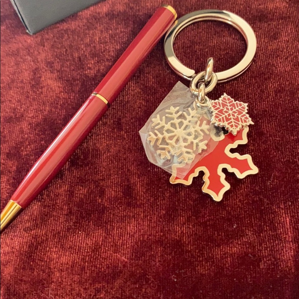 Coach Snowflake Keychain And Pen Set - image 5